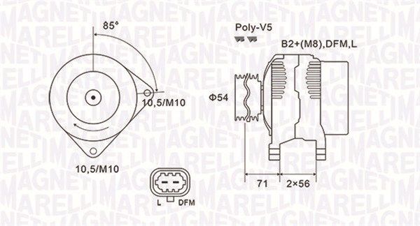 MAGNETI MARELLI Laturi 063731973010